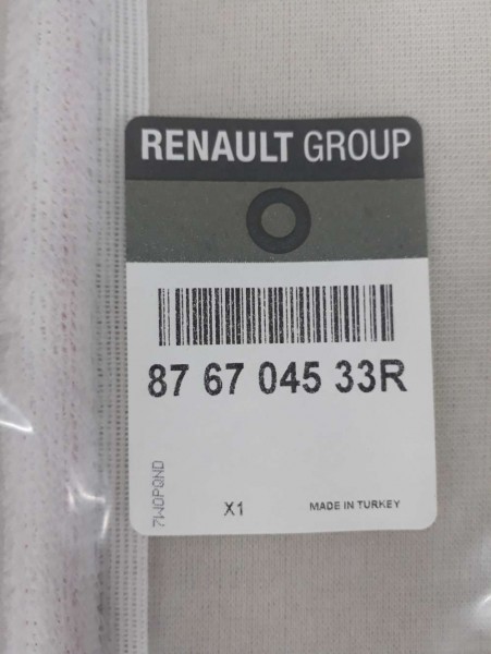 Renault Fluence Megane 3 Sol Ön Koltuk Sırt Kılıfı YP 876704533R (A1-A140)