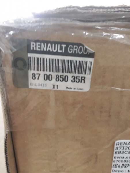 Renault Twizy İç Koltuk Donanımı 870085035R 873204001-D / 883204479-C SP YP (A1-A140)