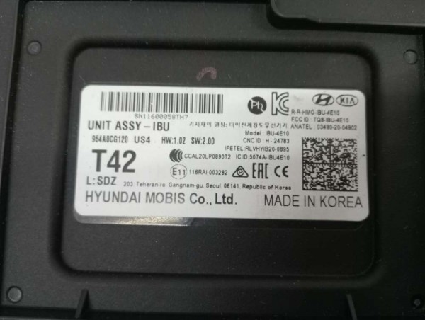 Hyundai Staria Kontrol Ünitesi Modülü [954A0-CG120] SP YP [C-E-120]