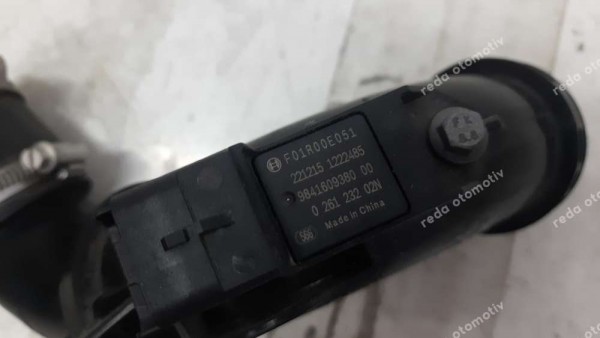 Opel Corsa F Dirsek Boğaz Hortumu/Basınç Sensörü 9812736080 9841609380 SP (CB110)