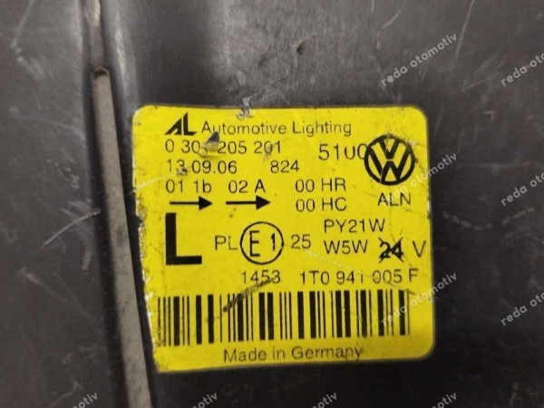 Volkswagen Touran Sol Far 1T0941005F CP (GB120)
