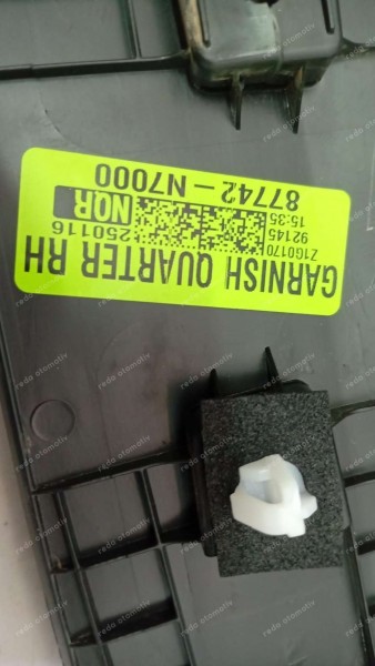 Hyundai Tucson Sağ Arka Çamurluk Ağız Kaplaması 87742-N7000 SP YP (CB-120)