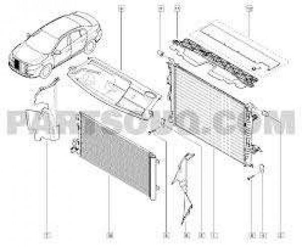 Renault Megane3 Sağ Radyatör Davlumbazı 214982315R CP (I-F-109)