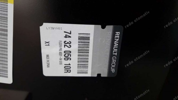 Renault Captur2 Sağ Taban Sacı 743205610R YP