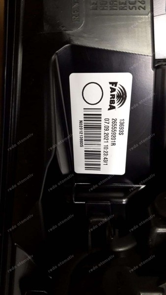 Renault Fluence Elektrikli Sol Stop Orj. 265559201R YP