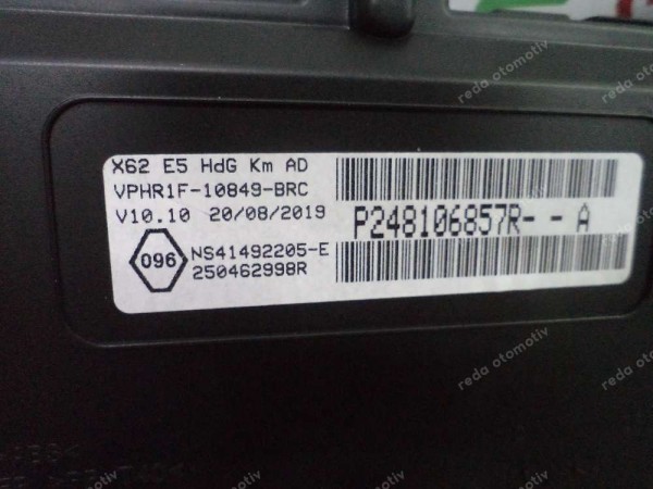 Renault Master 3 Gösterge Saati Orjinal 248106857R YP (JB-130)