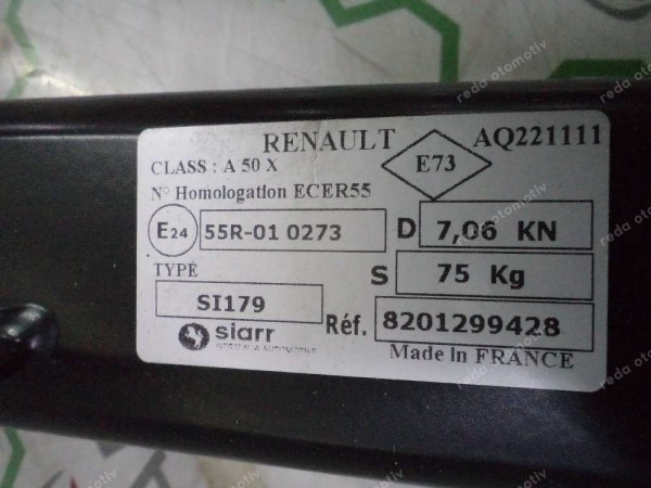 Renault Clio 4 Çeki Demiri Traversi Orj 8201530034 YP (AF-110)