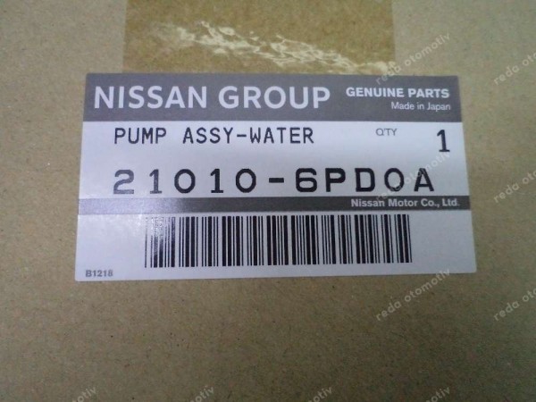 Dacia Jogger Devirdaim Su Pompası Orj 21010-6PD0A YP (CC-120)