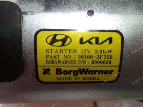 Hyundai Staria Tucson Marş Motoru Orj 36100-2F350 SP YP (CD-120)