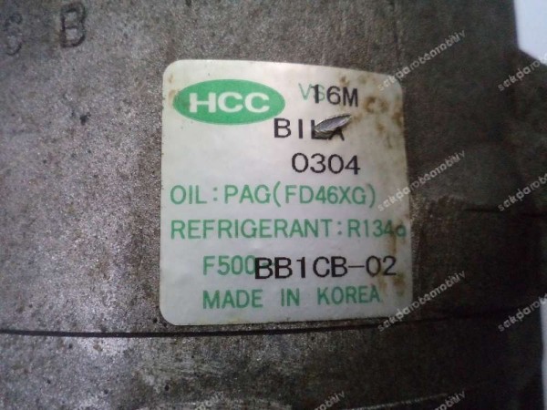 Hyundai Matrix Accent Elantra Klima Kompresörü Orj F500BB1CB-02 CP (CH-120)