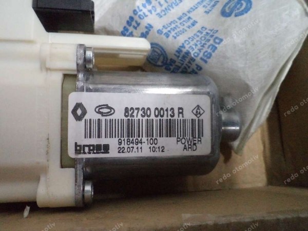 Renault Fluence Megane 3 Sağ Arka Cam Kriko Kaldırma Motoru Orj 827300013R YP (DF-130)