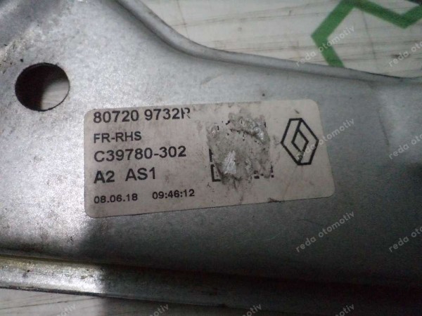 Renault Kadjar Sağ Ön Cam Krikosu Motorlu 807209732R CP (EF-110)